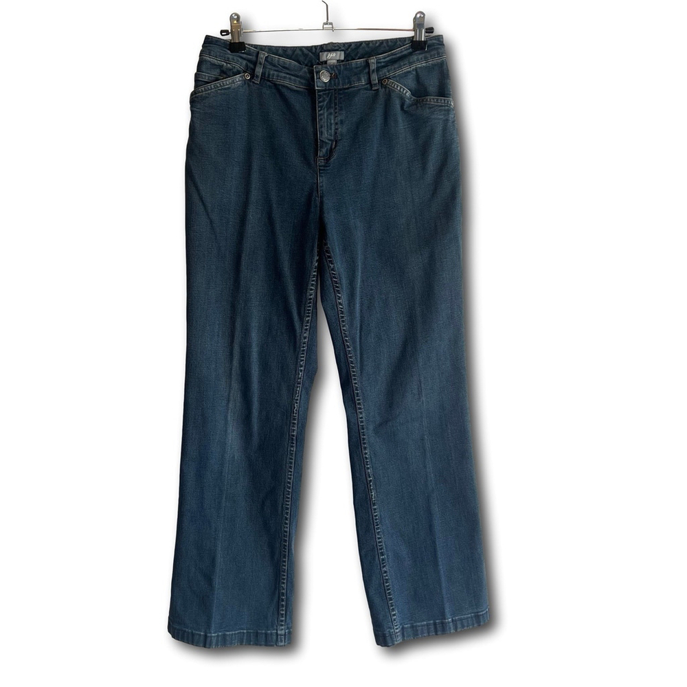 J Jill Weekender Jeans Womens Size 4 Stretch Dark Wash Straight Leg